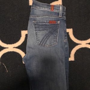 7 For All Mankind Dojo Trouser Jean 25 regular